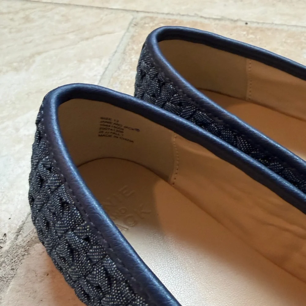 Janie and Jack Girls Navy Double-Strap Mary Jane Dress Shoes